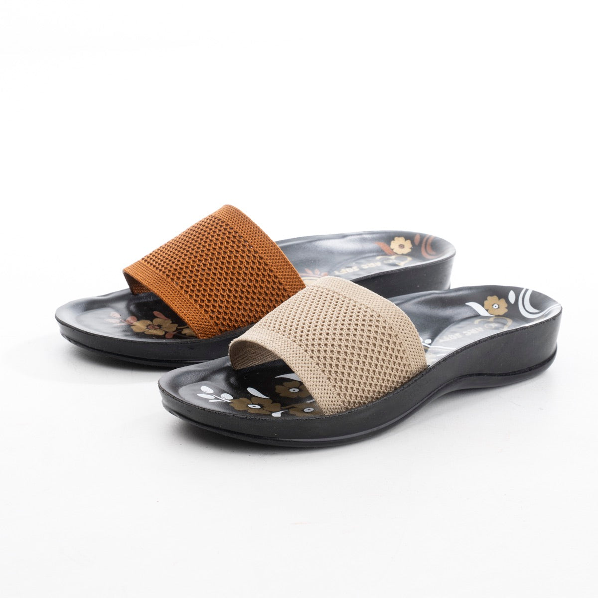 Tricot Flowers Slipper