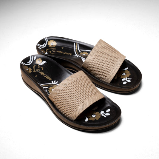 Tricot Flowers Slipper