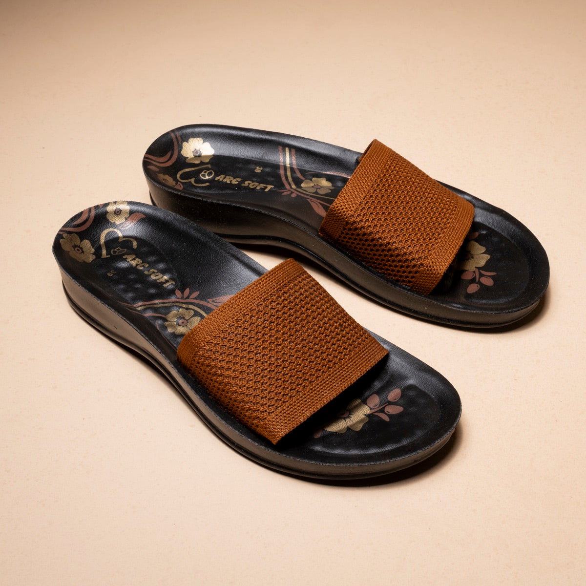 Tricot Flowers Slipper